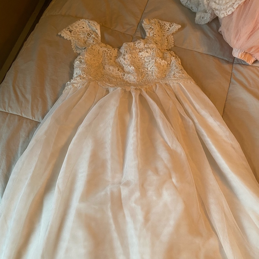 White dress
